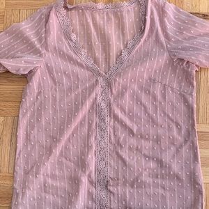 Pink blouse